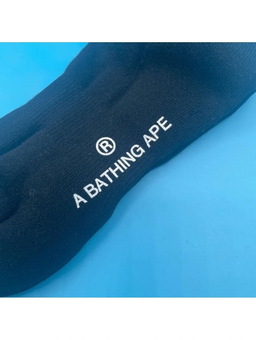A Bathing Ape Black Casual Socks